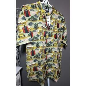 CultureFly Star Wars Return of the Jedi 40th Anniversary buttonup shirt Men Sz M